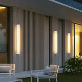 Soval | Slim Rectangular Alabaster Exterior Wall Lamp with SMD LED for Courtyard and Patio