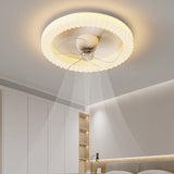 Varin | Scandinavian Ceiling Fan with Full Spectrum Dimmable LED and Remote Control for Living Room and Bedroom