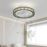 Ralo | Low Profile Ceiling Fan with Remote Control, 3 Colour LED Light and Timer for Living Room and Bedroom