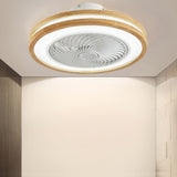 Solven | Japanese Style Solid Wood Ceiling Fan with Dimmable LED and Remote Control for Bedroom and Living Room