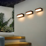 Loni | Solar Linear Outdoor Wall Light with 3 Colour Changing LED and IP65 Rating, Two Sizes