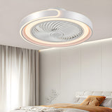 Kemi | Modern Ceiling Fan with LED Light, 5-Blade DC Motor and 6 Speed Settings for Living Room and Bedroom