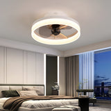 Bano | Modern Ceiling Fan with LED Light, Reversible DC Motor and Clear Blades for Living Room and Bedroom