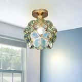 Velunae | Elegant Flower Ceiling Light with Acrylic Shade for Bedrooms, Hallways and Living Rooms