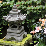 Tarex | Solar Pagoda Garden Light with Zen Design and Warm White LED for Garden, Border and Patio