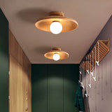 Liorra | Wooden Ceiling Light with Soft Diffused Glow for Bedrooms and Hallways