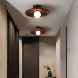 Liorra | Wooden Ceiling Light with Soft Diffused Glow for Bedrooms and Hallways