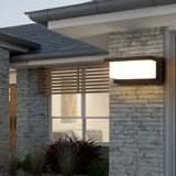 Ova | Waterproof Black Aluminium Outdoor Wall Light with IP65 Rating in Horizontal and Vertical, Four Sizes