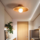 Liorra | Wooden Ceiling Light with Soft Diffused Glow for Bedrooms and Hallways