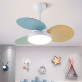 Tirek | Nordic Wooden Blade Ceiling Fan with Full Spectrum LED and Remote Control for Living Room and Bedroom
