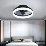 Bano | Modern Ceiling Fan with LED Light, Reversible DC Motor and Clear Blades for Living Room and Bedroom