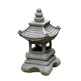 Tarex | Solar Pagoda Garden Light with Zen Design and Warm White LED for Garden, Border and Patio