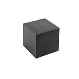 Miro | Modern Black Solar Outdoor Wall Light with Dusk-to-Dawn Technology and IP55 Rating for Garden