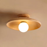 Liorra | Wooden Ceiling Light with Soft Diffused Glow for Bedrooms and Hallways