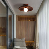 Liorra | Wooden Ceiling Light with Soft Diffused Glow for Bedrooms and Hallways