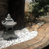 Tarex | Solar Pagoda Garden Light with Zen Design and Warm White LED for Garden, Border and Patio