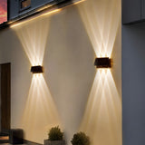Tovi | Solar Up and Down Outdoor Wall Light with IP65 Rating and 480 Lumen LED for Garden and Patio