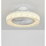 Ralo | Low Profile Ceiling Fan with Remote Control, 3 Colour LED Light and Timer for Living Room and Bedroom