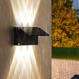 Tovi | Solar Up and Down Outdoor Wall Light with IP65 Rating and 480 Lumen LED for Garden and Patio