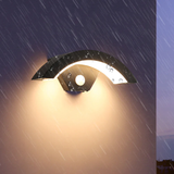 Vano | Modern Black Aluminium Outdoor Wall Light with Motion Sensor and IP65 Rating for Garden and Porch