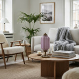 Averellea | Vintage Milk Glass Table Light with Bronze Base for Warm Ambient Lighting