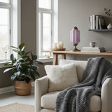 Averellea | Vintage Milk Glass Table Light with Bronze Base for Warm Ambient Lighting