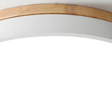 Lunara | Modern Wooden LED Ceiling Light in Natural Warm Tones