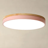 Lunara | Modern Wooden LED Ceiling Light in Natural Warm Tones