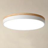 Lunara | Modern Wooden LED Ceiling Light in Natural Warm Tones
