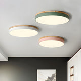 Lunara | Modern Wooden LED Ceiling Light in Natural Warm Tones