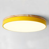 Lunara | Modern Wooden LED Ceiling Light in Natural Warm Tones