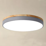 Lunara | Modern Wooden LED Ceiling Light in Natural Warm Tones