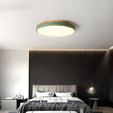 Lunara | Modern Wooden LED Ceiling Light in Natural Warm Tones