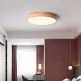 Lunara | Modern Wooden LED Ceiling Light in Natural Warm Tones