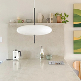 Avelyne | Japandi Eclipse Pendant Light with Acrylic Disc Design for Dining and Living Spaces