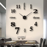 Trevix | Modern Wall Clock 3D Modern Large Decorative Clock with Silent Movement for Home Interiors