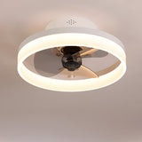 Bano | Modern Ceiling Fan with LED Light, Reversible DC Motor and Clear Blades for Living Room and Bedroom