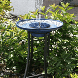 Orvien | Solar Fountain Pump with LED Lights and 4 Spray Modes for Birdbath, Pond and Garden
