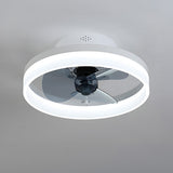 Bano | Modern Ceiling Fan with LED Light, Reversible DC Motor and Clear Blades for Living Room and Bedroom
