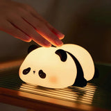 Amoura | Cute LED Night Light Rechargeable Soft Silicone Bedside Lamp