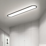 Serava | Luxury Thin Oval Ceiling Light Modern Minimalist LED Flush Mount for Living Room and Bedroom