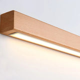 Zelora | Modern Wooden Wall Lamp Linear LED Wall Light with 3 Colour Modes for Contemporary Interiors