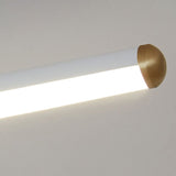 Lunorix | Modern Linear Ceiling Light Slim LED Flush Mount for Contemporary Living Room and Bedroom Lighting
