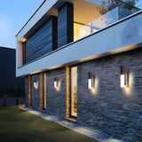 Nalo | Slim Outdoor Wall Light with IP65 Rating in Aluminium and Acrylic with Warm, Neutral or Cool White LED