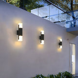 Nalo | Slim Outdoor Wall Light with IP65 Rating in Aluminium and Acrylic with Warm, Neutral or Cool White LED