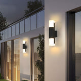 Nalo | Slim Outdoor Wall Light with IP65 Rating in Aluminium and Acrylic with Warm, Neutral or Cool White LED