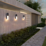 Nalo | Slim Outdoor Wall Light with IP65 Rating in Aluminium and Acrylic with Warm, Neutral or Cool White LED