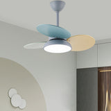 Tirek | Nordic Wooden Blade Ceiling Fan with Full Spectrum LED and Remote Control for Living Room and Bedroom