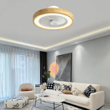 Solven | Japanese Style Solid Wood Ceiling Fan with Dimmable LED and Remote Control for Bedroom and Living Room