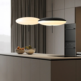 Avelyne | Japandi Eclipse Pendant Light with Acrylic Disc Design for Dining and Living Spaces